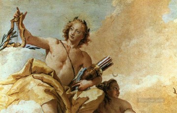 ヴィラ・ヴァルマラーナ・アポロとディアナ・ジョヴァンニ・バッティスタ・ティエポロ Oil Paintings